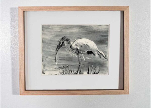 wadingbird2 maple whitemat - Rachel Gray - Visual Artist